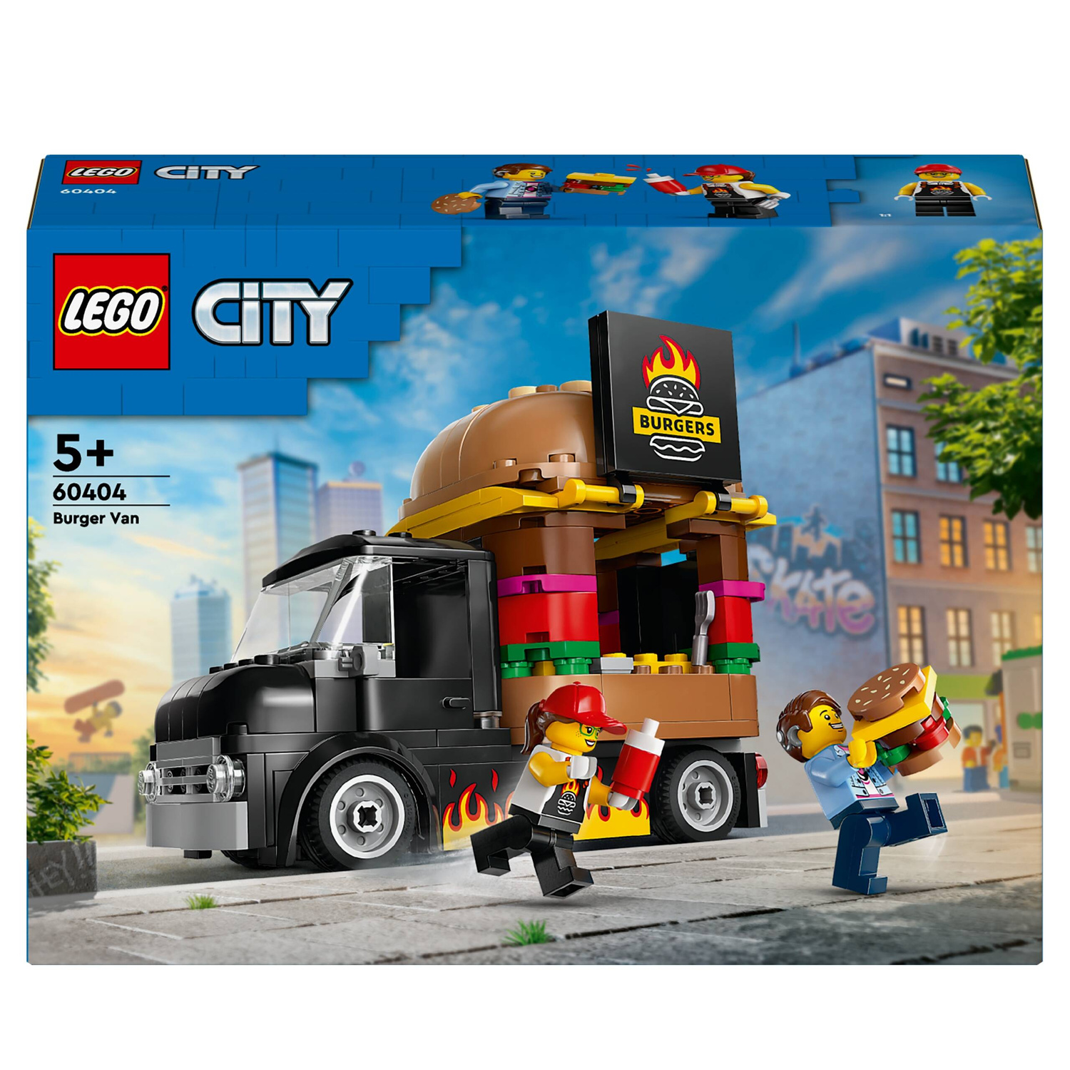 LEGO City Ciężarówka Z Burgerami 194el. 5+ 60404_9