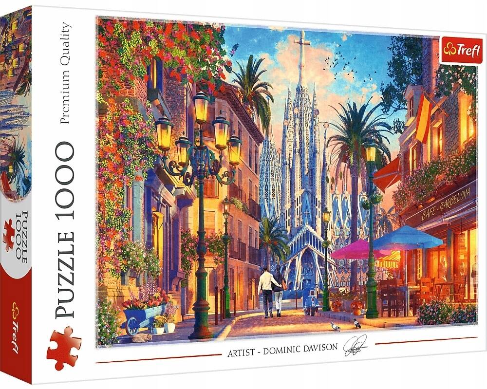 Puzzle 1000 Układanka HISZPANIA Barcelona Kościół Sagrada Família 12+ Trefl_2