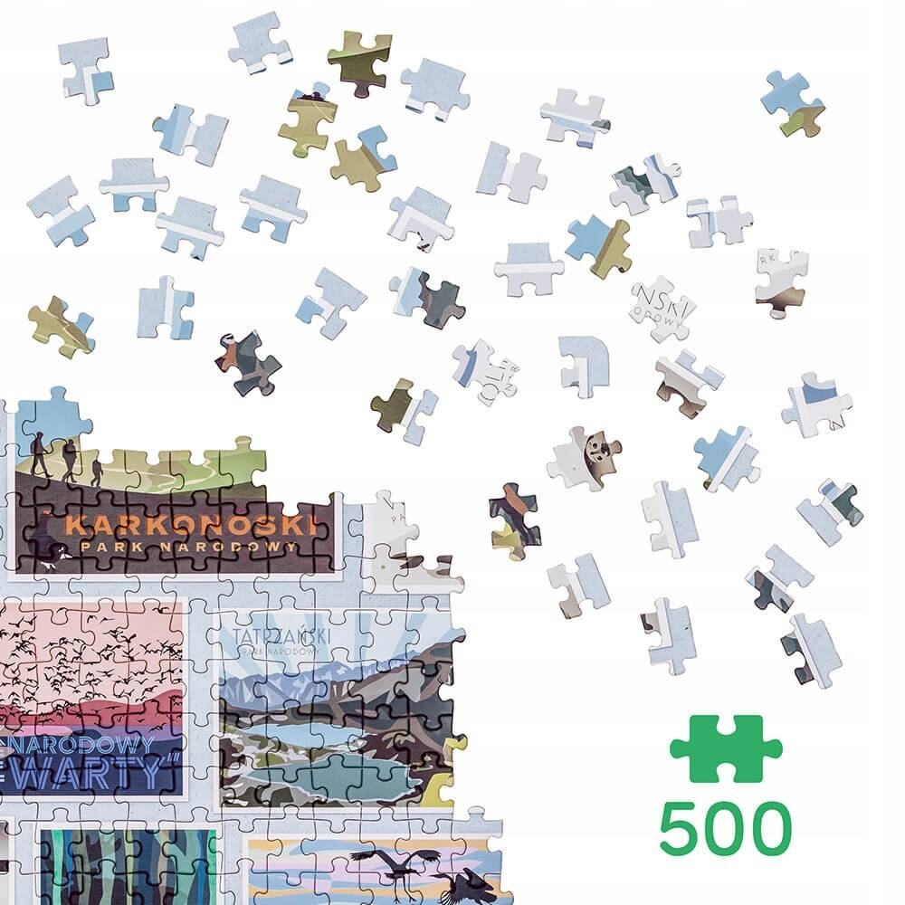 Puzzle 500 Układanki Dla Dzieci Polskie PARKI NARODOWE 9+ CzuCzu_3