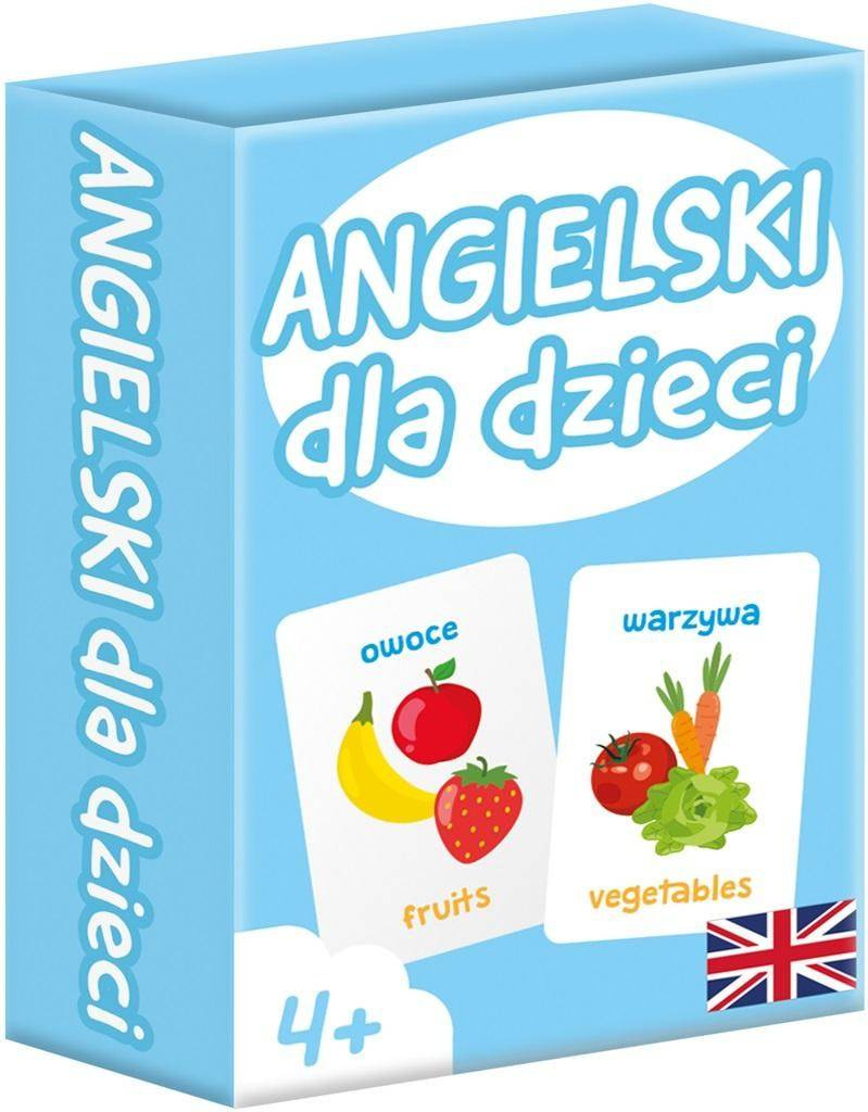 Angielski Dla Dzieci Mini Karty Z Hasłami PL/EN Do Nauki 4+ Kangur_1