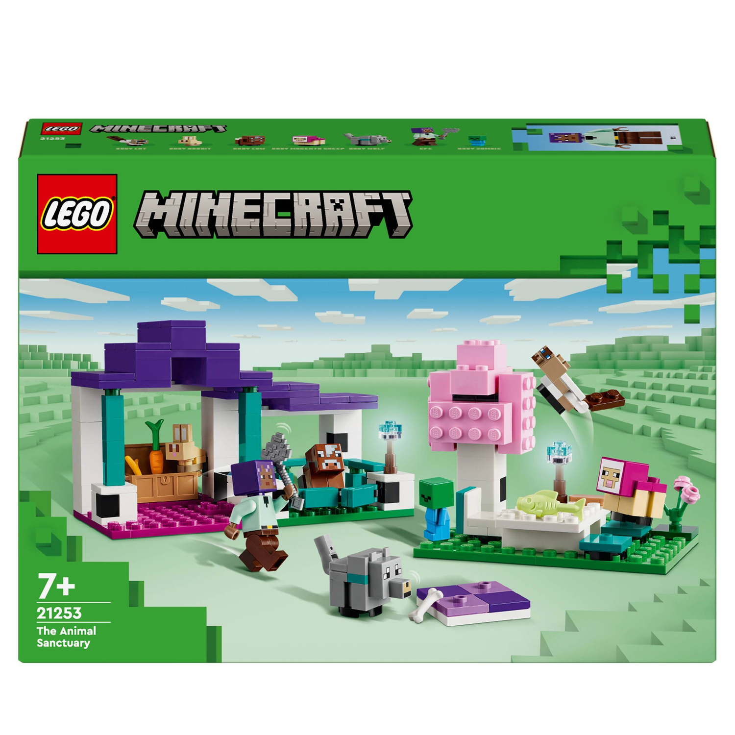 LEGO Minecraft Rezerwat Zwierząt 206 el. 7+ 21253_13