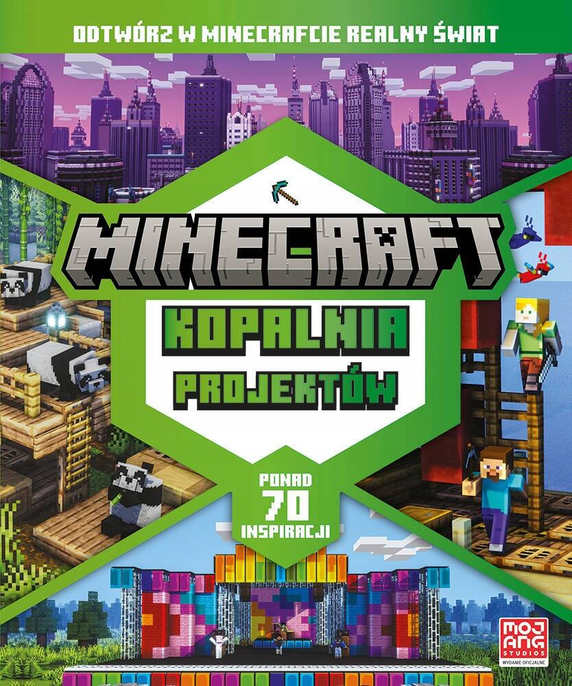 Minecraft Kopalnia Projektów Odtwórz Realny Świat 8+ HarperKids_1