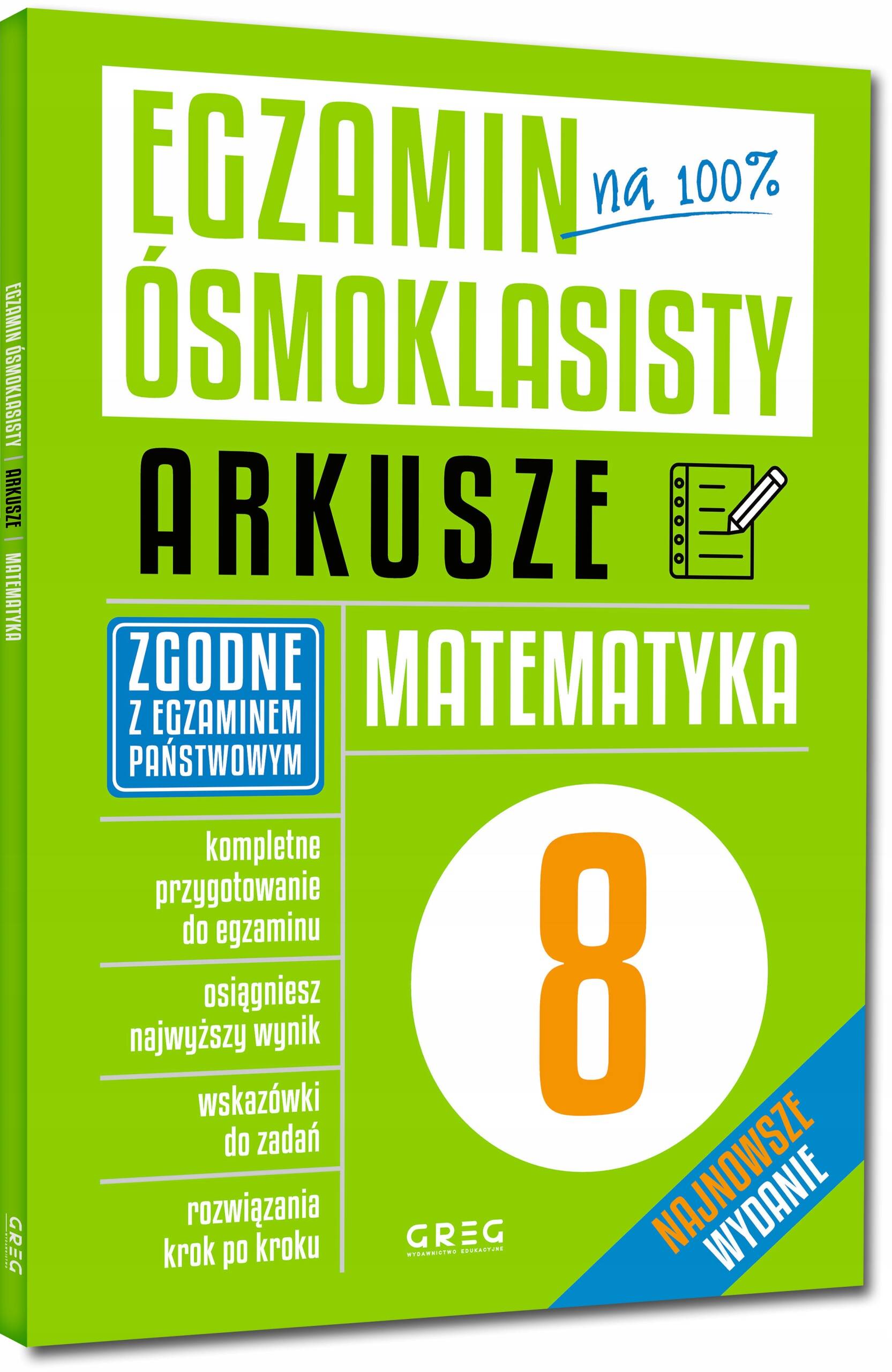 Egzamin Ósmoklasisty Arkusze Matematyka 2024 Najnowsze Wydanie Greg_1