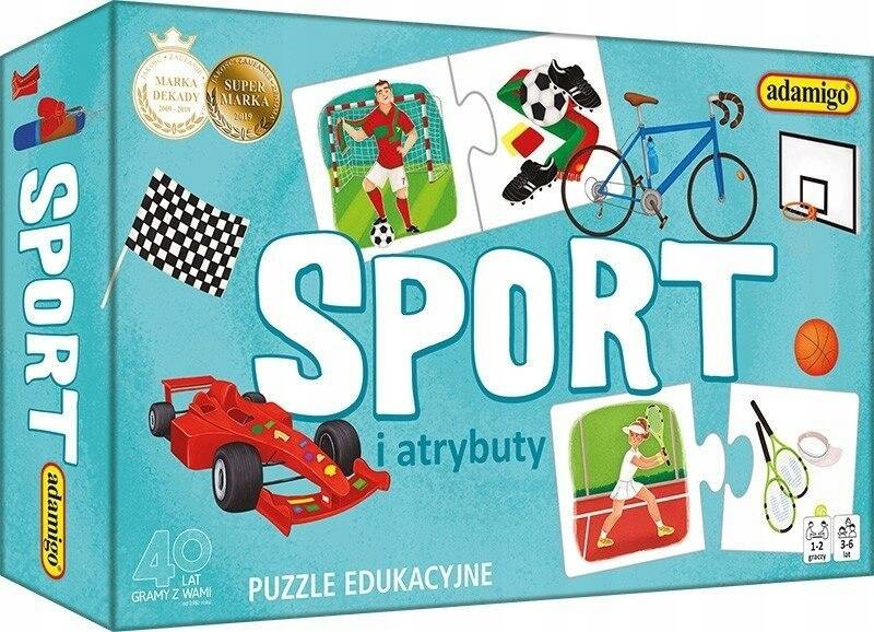 Puzzle Edukacyjne Sport i Atrybuty 24SZT. 3+ Kukuryku 07776_1