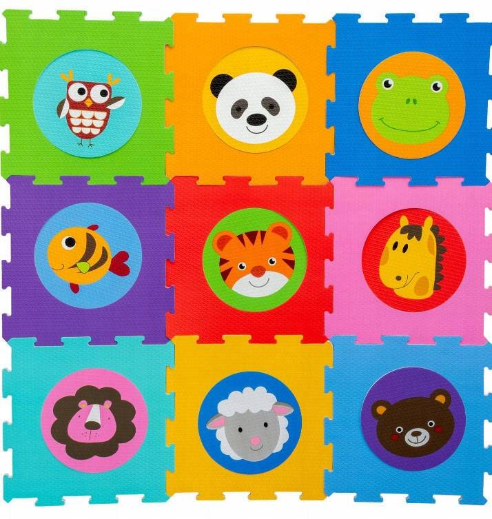 ZWIERZĘTA PUZZLE MATA PIANKOWA DLA DZIECI 9el 4004_1