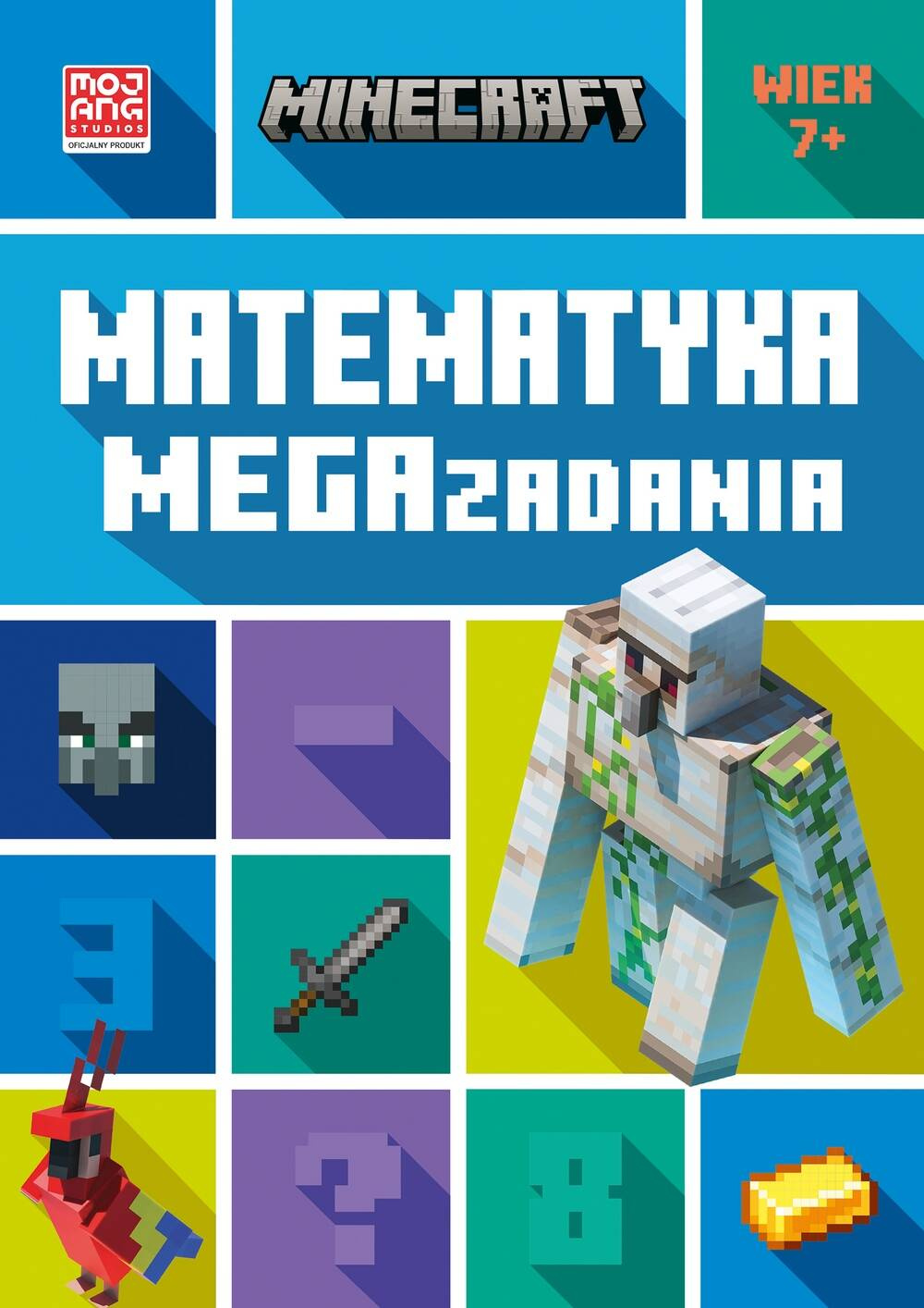 Minecraft Matematyka Megazadania D. Lipscombe B. Thompson 7+ HarperKids_1