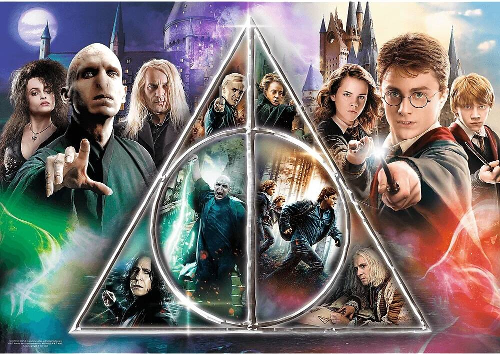 Puzzle 1000 Układanka Insygnia Śmierci HARRY POTTER Voldemort 12+ Trefl_1