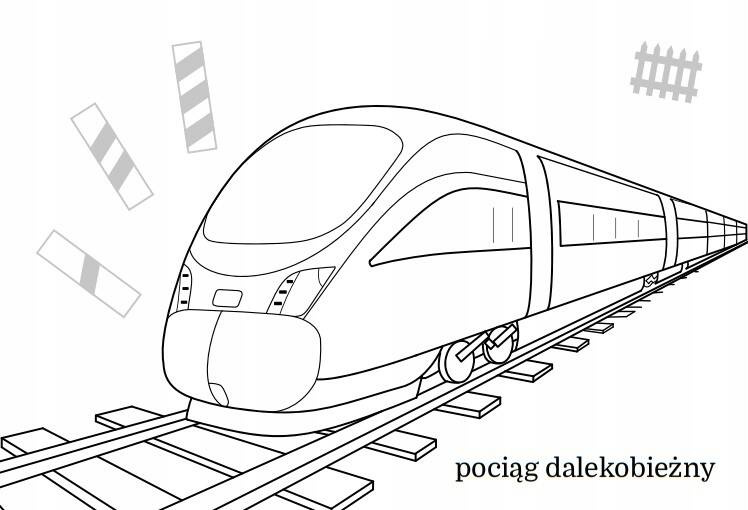 Kolorowanka Maluszkowe Malowanie Pociągi 2+ Skrzat_3