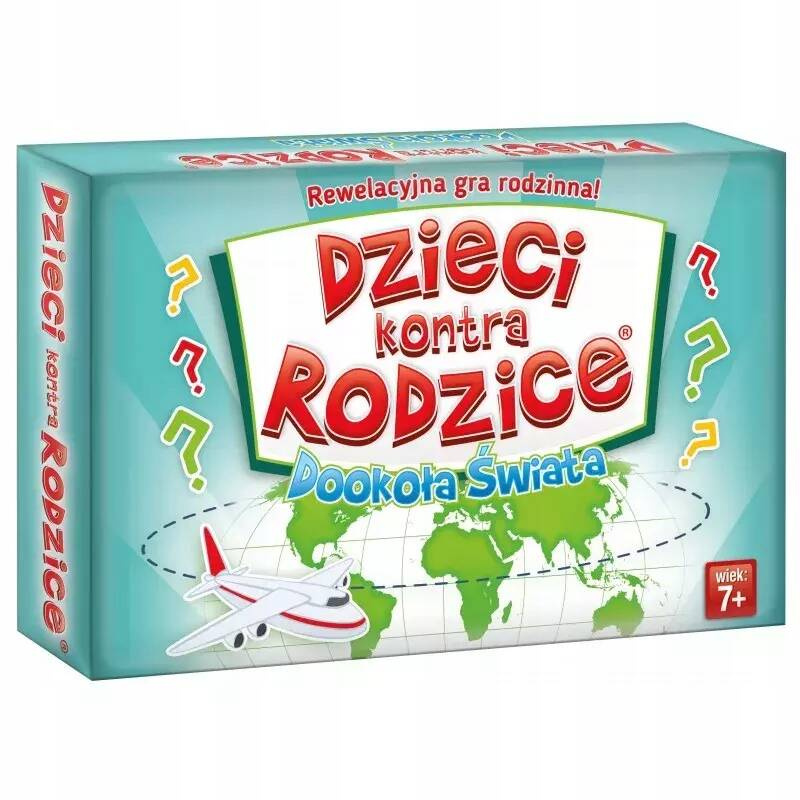 Dzieci Kontra Rodzice Dookoła Świata Rodzinna Gra W Pytania 7+ Kangur_1