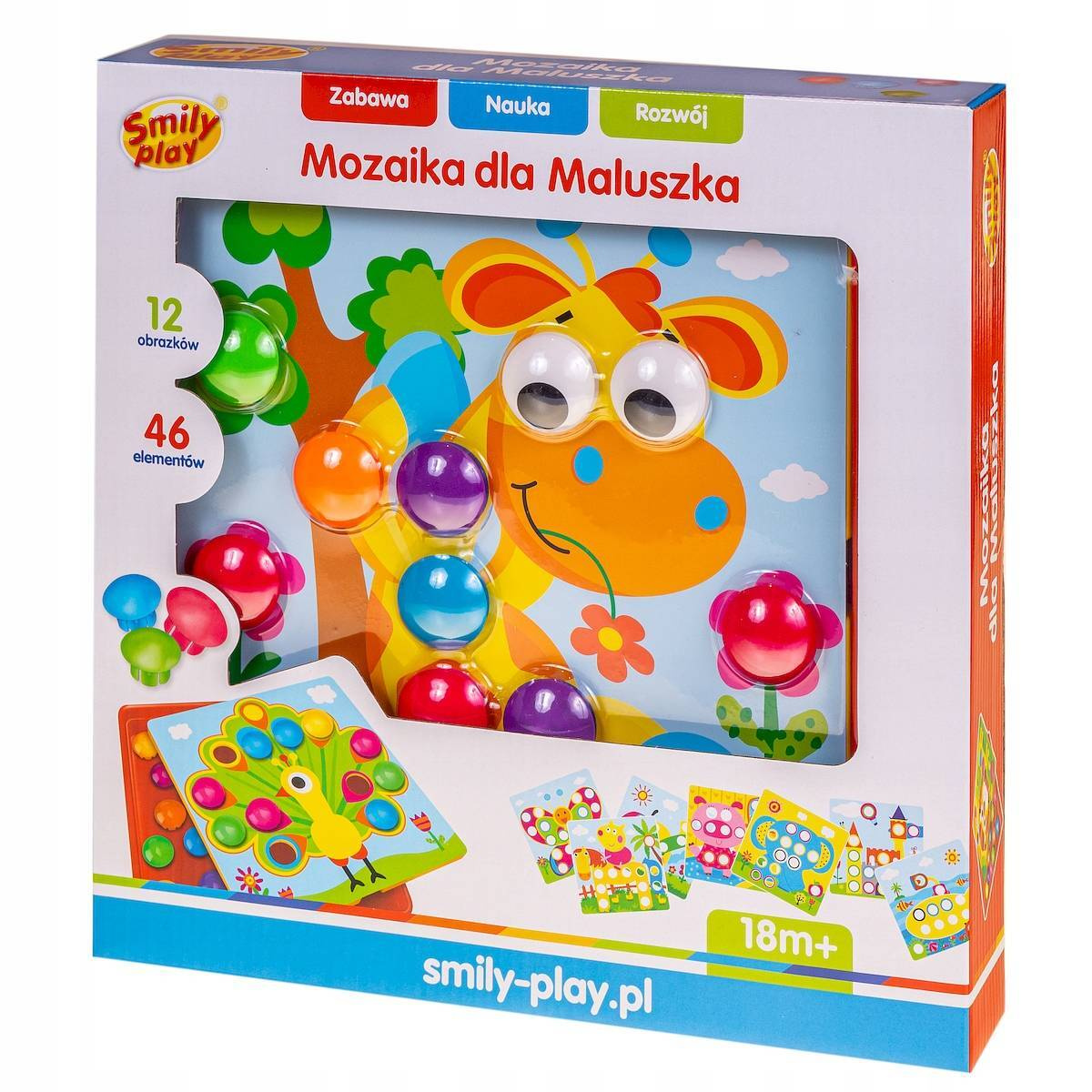 MOZAIKA DLA MALUSZKA Guziczkowa UKŁADANKA grzybki_1