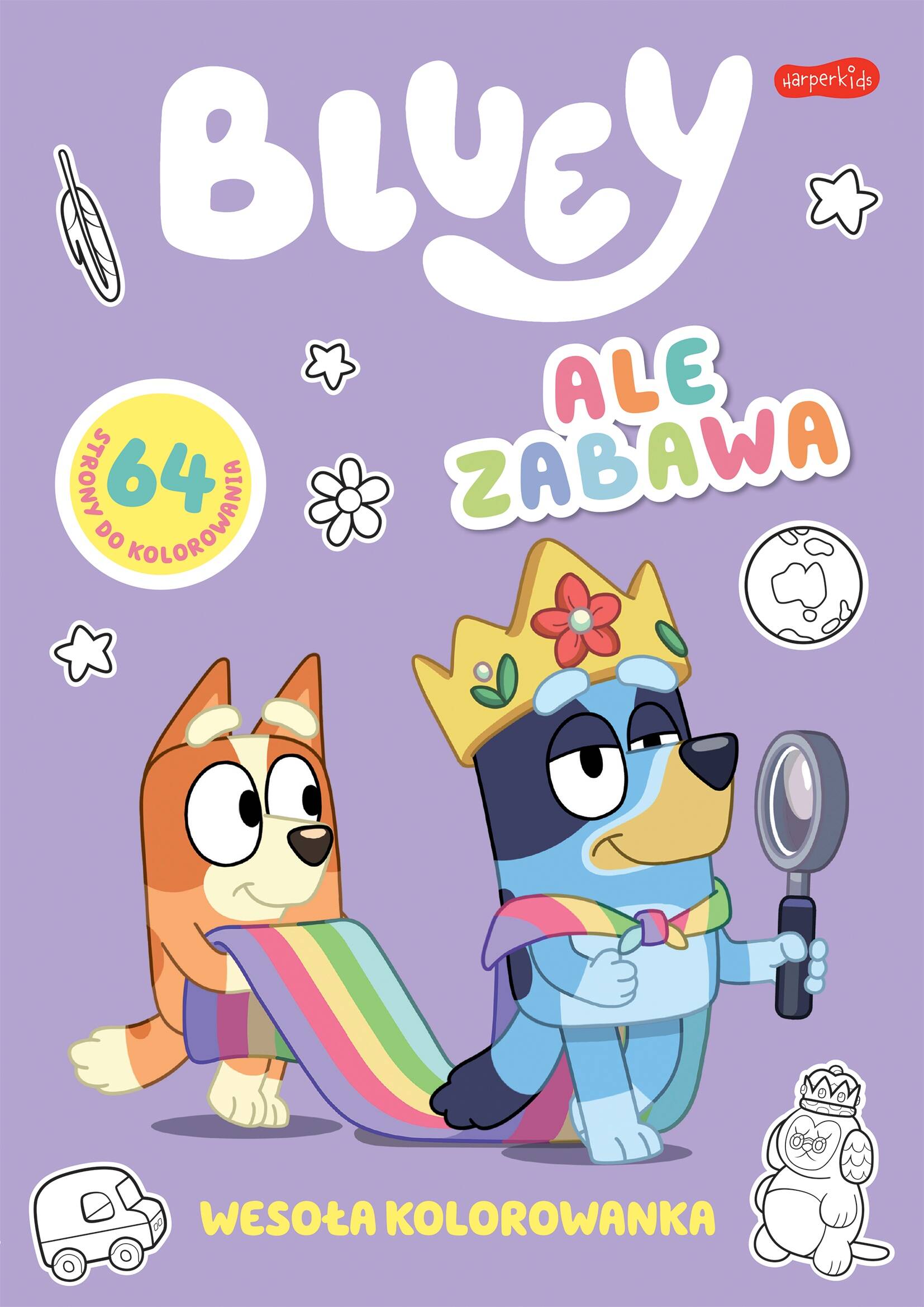 Bluey Ale Zabawa Wesoła Kolorowanka 3+ HarperKids_1