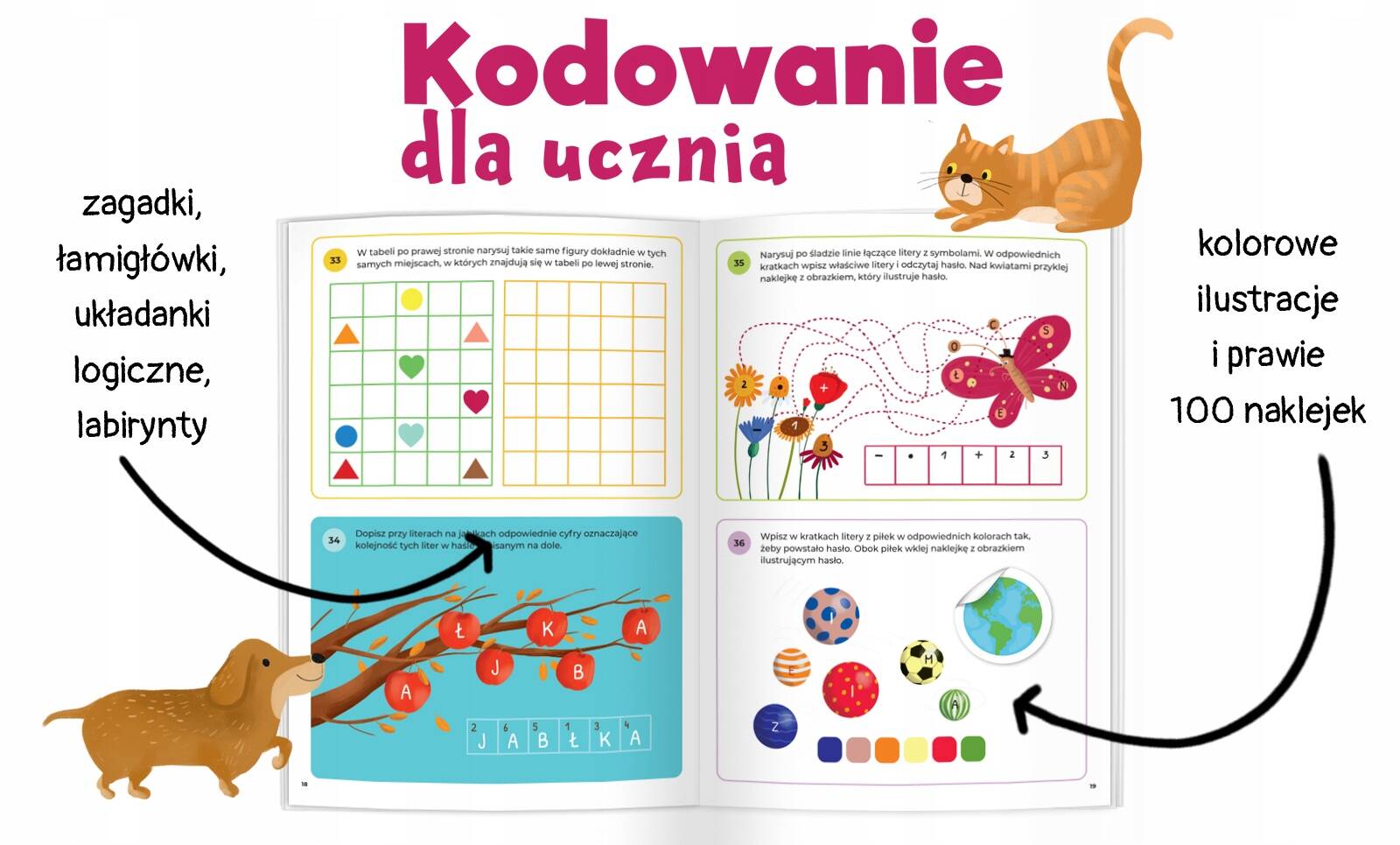 Kodowanie Dla Ucznia Zabawy Bez Komputera Ćwiczenia Kody 7+ Kapitan Nauka_2