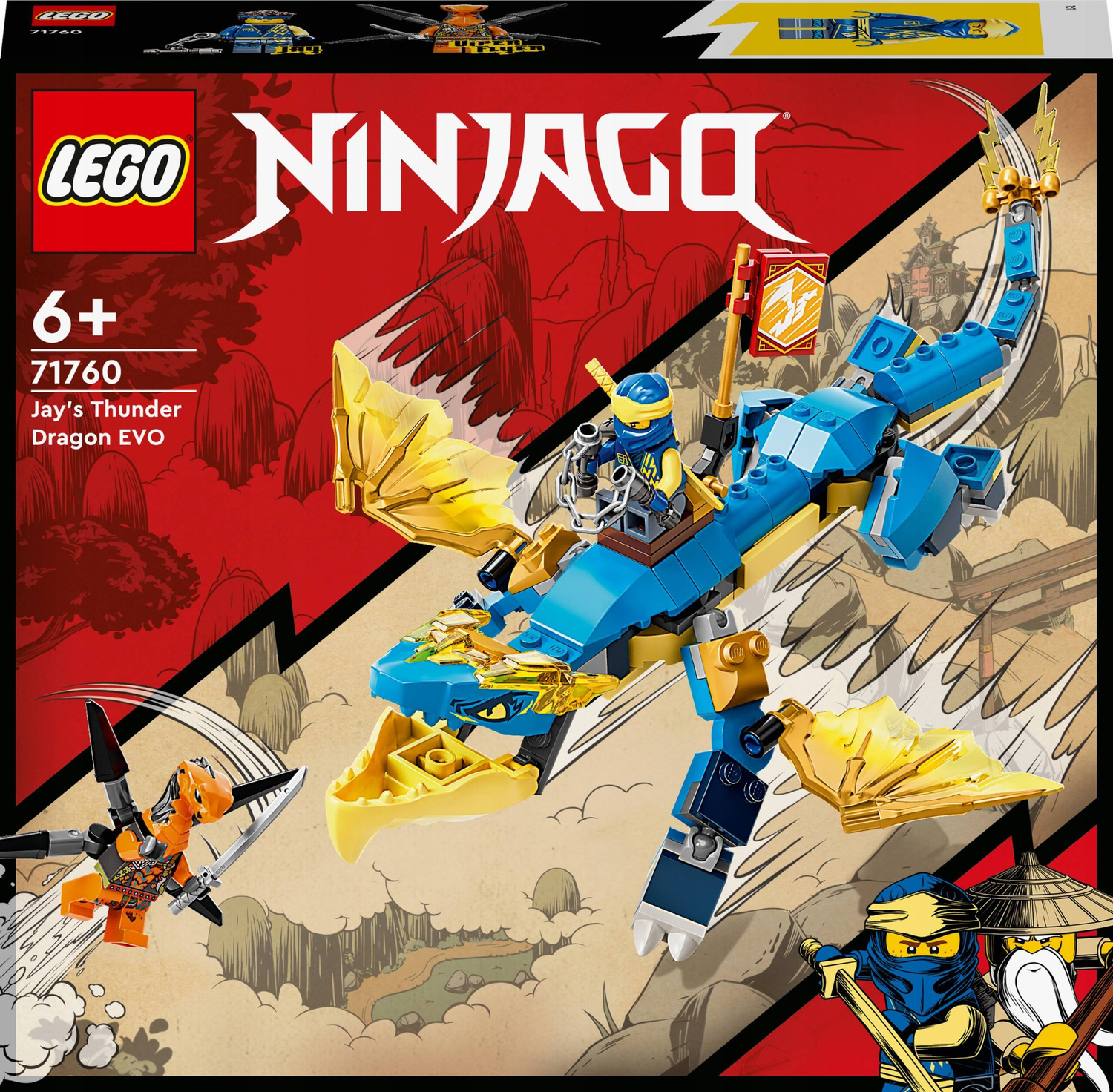 LEGO Ninjago Smok Gromu Jaya EVO 140el. 6+ 71760_1