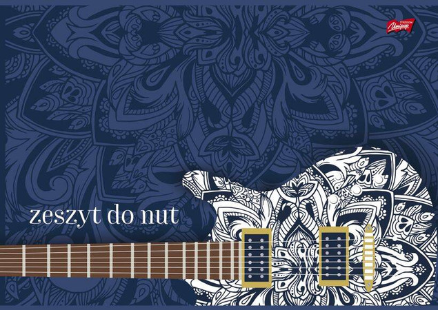 Zeszyt Do Nut A5 16k Pięciolinia MUZYKA Miękka Okładka Unipap_1