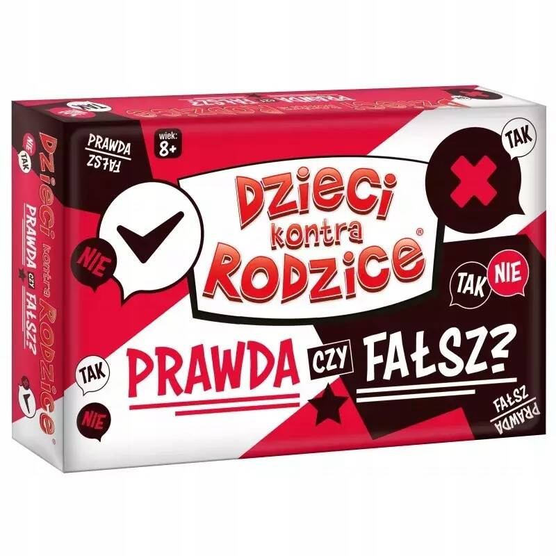 Dzieci Kontra Rodzice Prawda Czy Fałsz? Quiz Gra Rodzinna 8+ Kangur_1