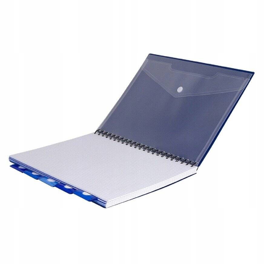 Kołozeszyt Zeszyt Brulion A4 Kratka 100 Kartek GRANATOWY CoolPack 94283_2