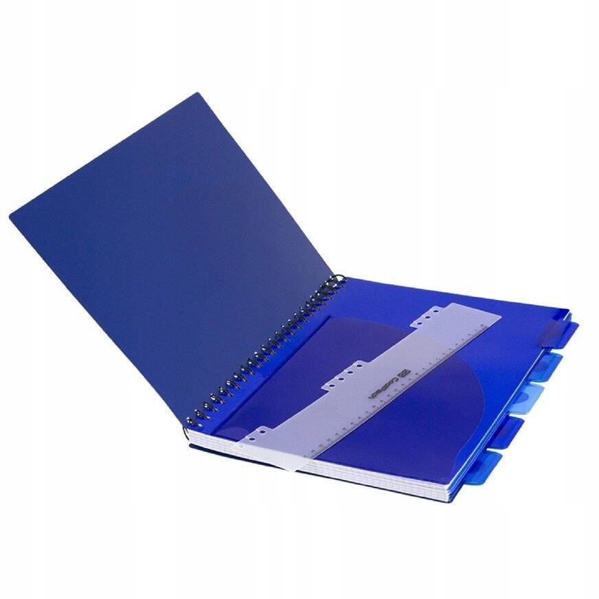 Kołozeszyt Zeszyt Brulion A4 Kratka 100 Kartek GRANATOWY CoolPack 94283_3