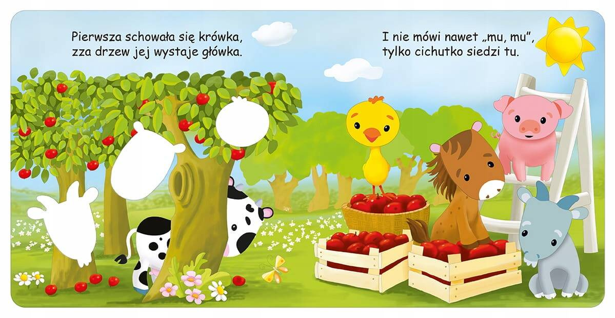 Książeczka Dotykowa Dla Maluszka Milusińscy NA WSI Z Futerkiem 0+ AWM_3