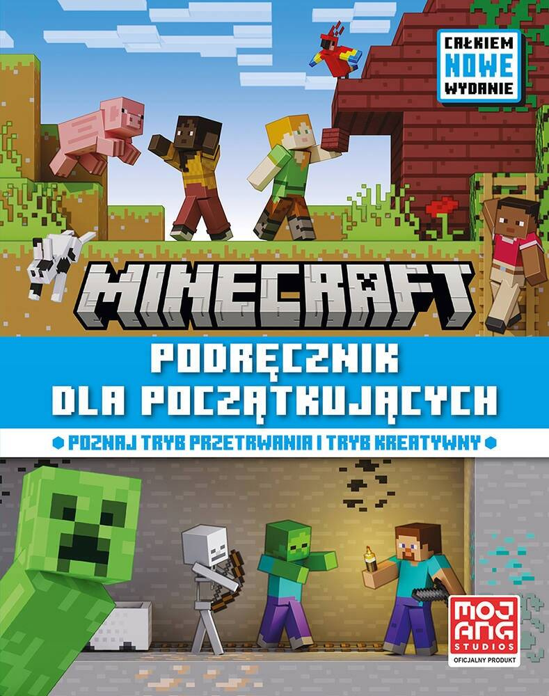 Minecraft Podręcznik Dla Początkujących Nowe Wydanie 2024 7+ HarperKids_1