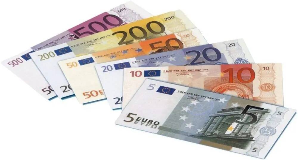 Pieniądze Euro Do Zabawy i Nauki Liczenia Sztuczne Banknoty 3+ Alexander_2