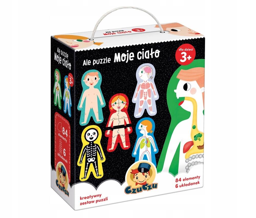 Ale Puzzle Moje Ciało Układanka Edukacyjna 84el. 3+ CzuCzu_1