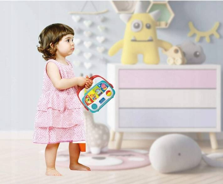 Interaktywne Baby Radio Dla Dzieci Światło Dźwięk 6M+ Clementoni_4