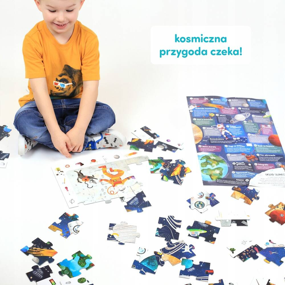 Puzzle Obserwacyjne Kosmos Galaktyka 60el. 4+ CzuCzu 57430_7