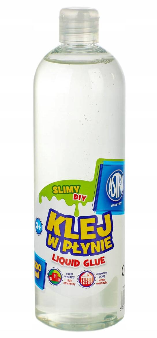 Klej W PŁYNIE Do Slime Glutów Transparentny 500 ml 3+ Astra_1