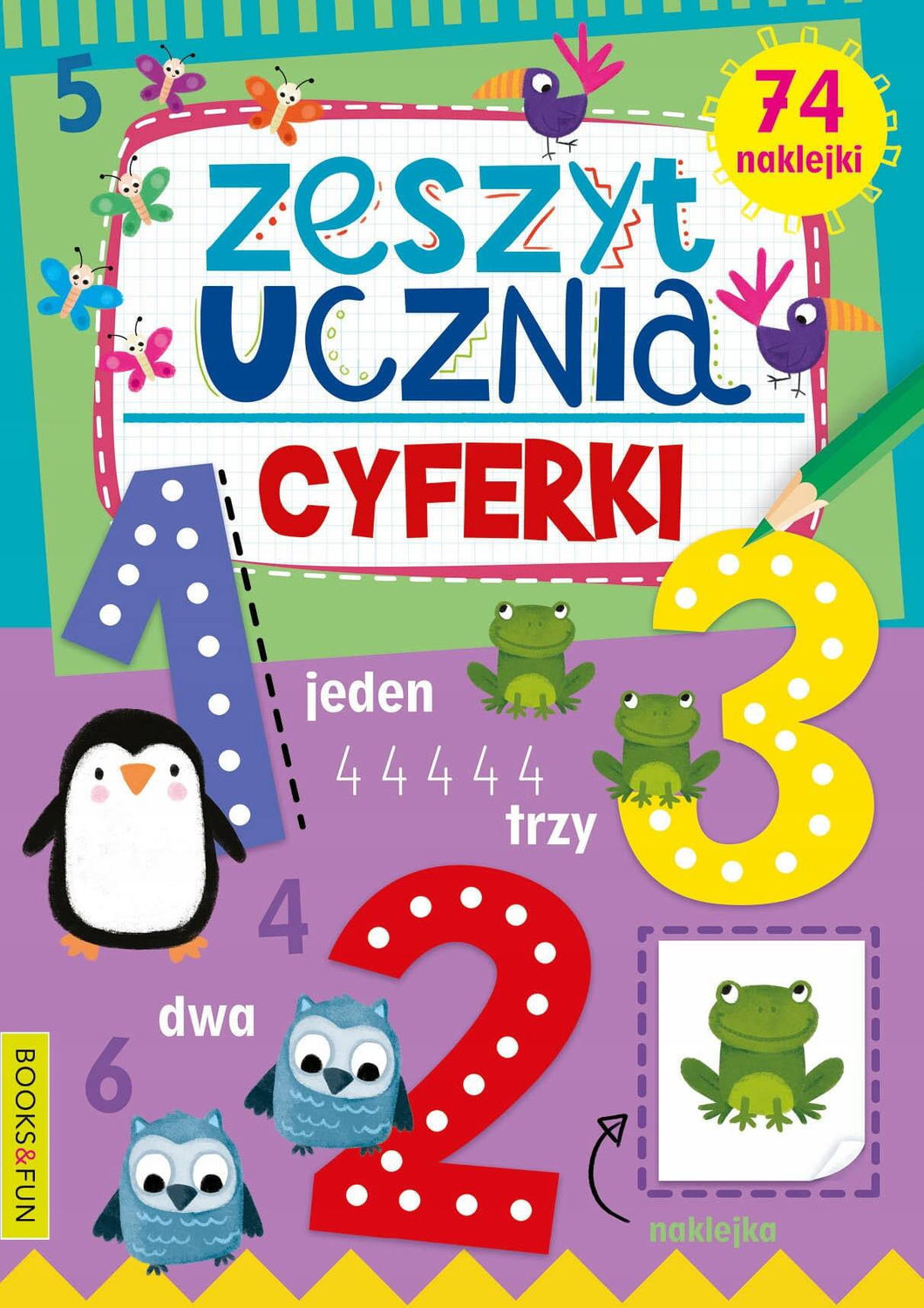 Zeszyt Ucznia Cyferki + Naklejki BooksAndFun_1