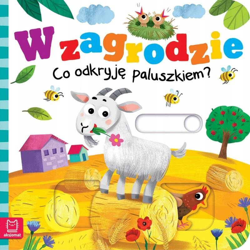 Książka Ruchome Elementy W Zagrodzie Co Odkryję Paluszkiem 0+ Aksjomat 3920_1