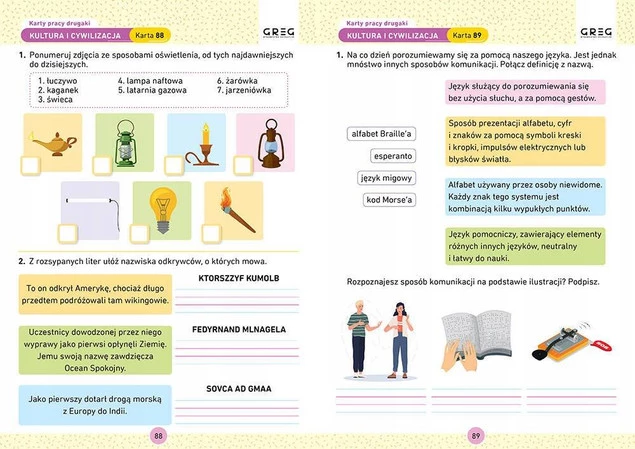 Drugaki Karty Pracy W Szkole I W Domu Klasa 2 SP Greg_2