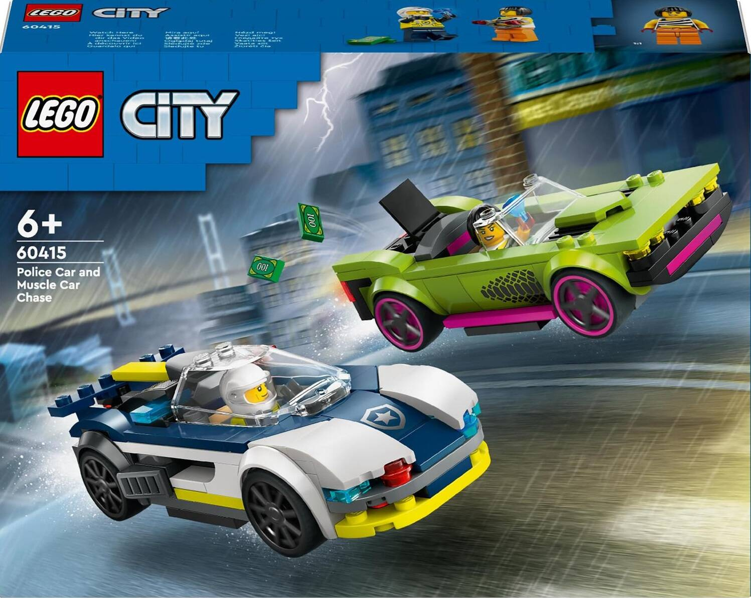 LEGO City Pościg Radiowozu Za Muscle Carem 213 el. 6+ 60415_12