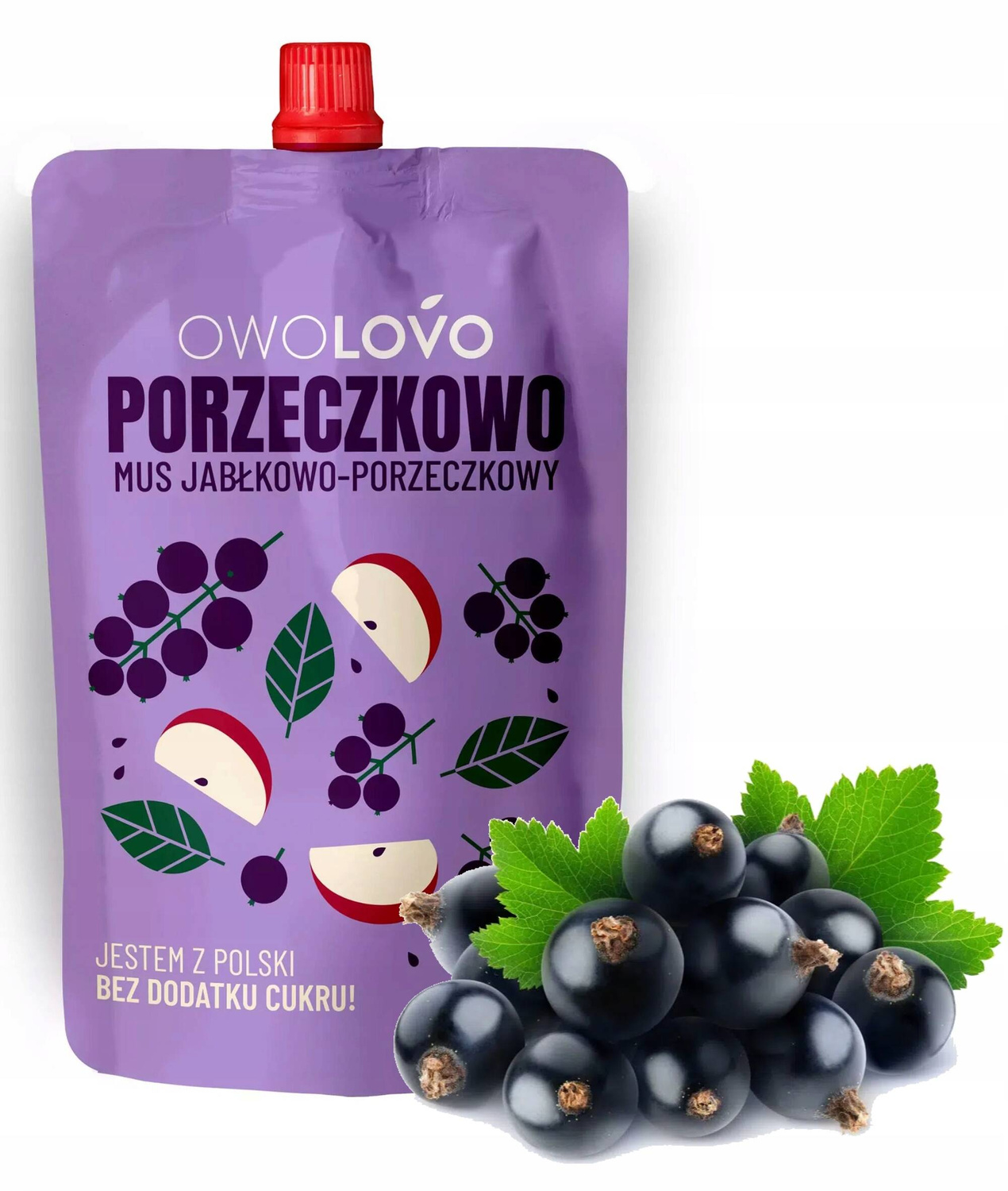 OwoLovo Porzeczkowo Mus Jabłkowo-Porzeczkowy Dla Dzieci 200g_1