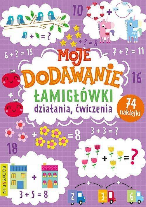 Moje Dodawanie Działania Ćwiczenia + Naklejki BooksAndFun_1