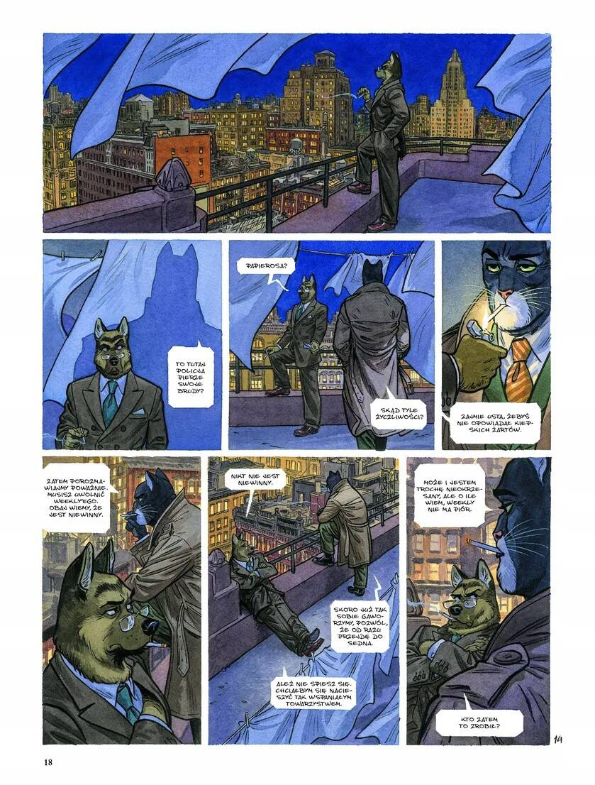 Blacksad Upadek cz. 2. Tom 7 Juan Diaz Canales Egmont_2