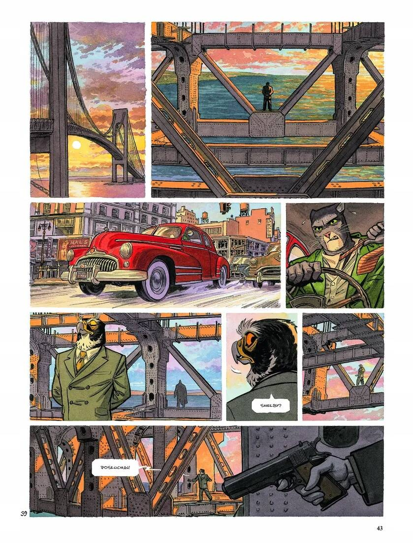 Blacksad Upadek cz. 2. Tom 7 Juan Diaz Canales Egmont_4