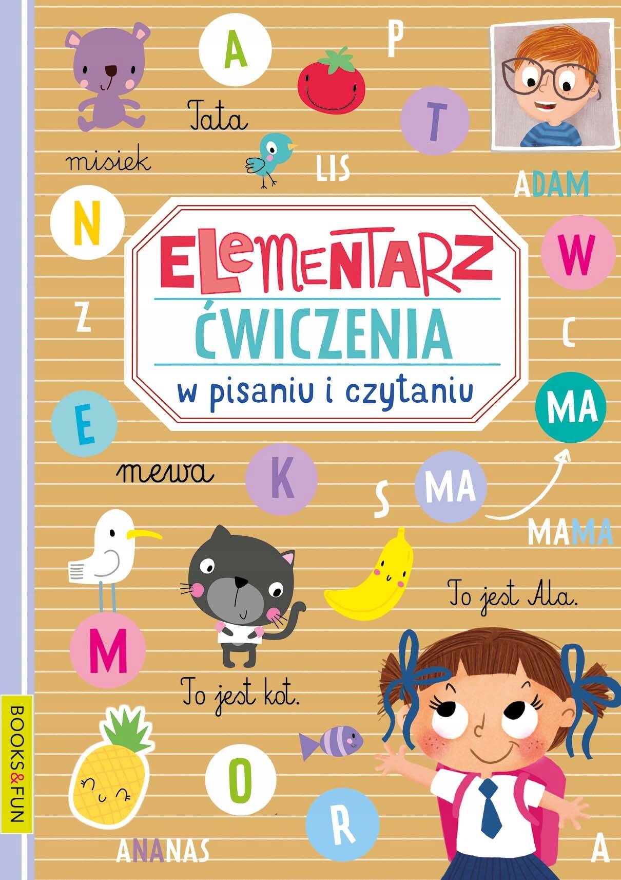 Elementarz Ćwiczenia W Pisaniu I Czytaniu BooksAndFun_1