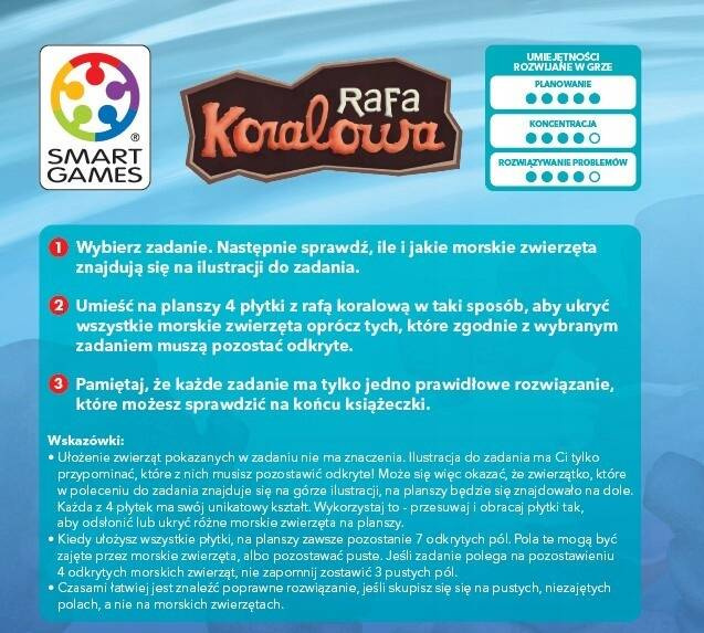 Magnetyczna Gra Logiczna Rafa Koralowa Wyobraźnia 4+ IUVI Smart Games_6