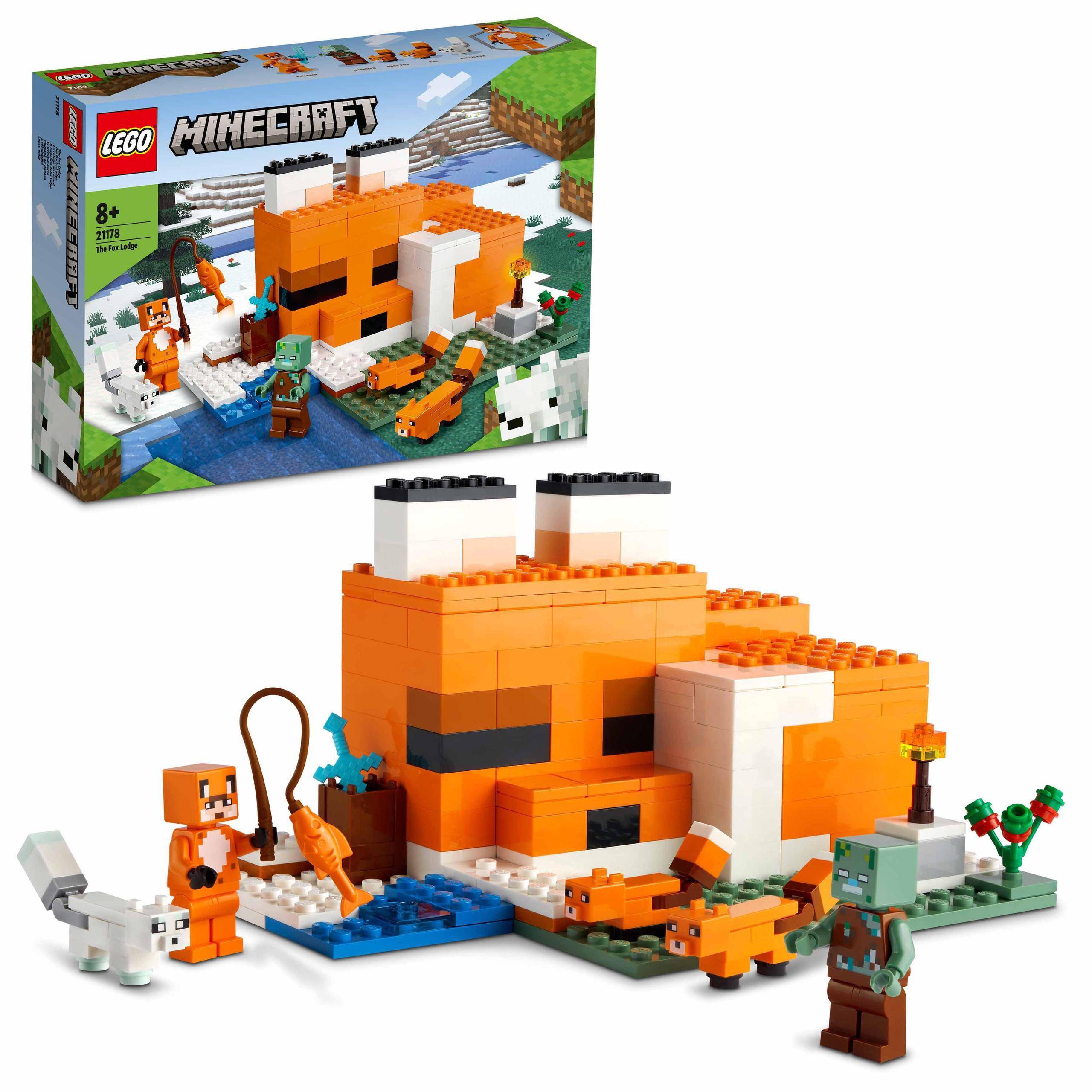 LEGO Minecraft Siedlisko Lisów 193el. 8+ 21178_1