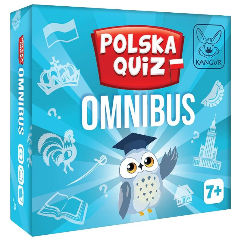 Polska Quiz Omnibus Rodzinna Gra Edukacyjna W Pytania Dla Dzieci 7+ Kangur_1