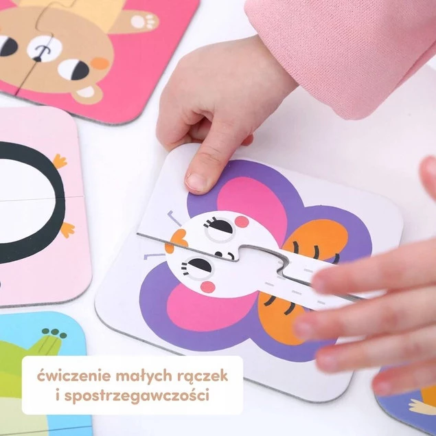 Pierwsze Puzzle Układam Połówki Zwierzątka Czu Czu_6