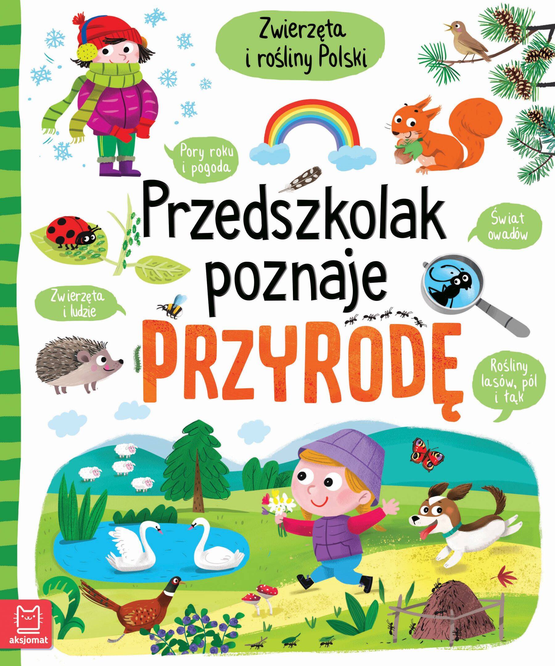 Przedszkolak Poznaje Przyrodę Zwierzęta Rośliny Polski 4+ Aksjomat 3398 TW_1