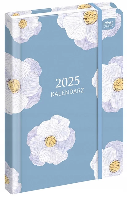 Kalendarz Książkowy Tygodniowy 2025 A6 192 Mat+UV GARDEN Interdruk_1