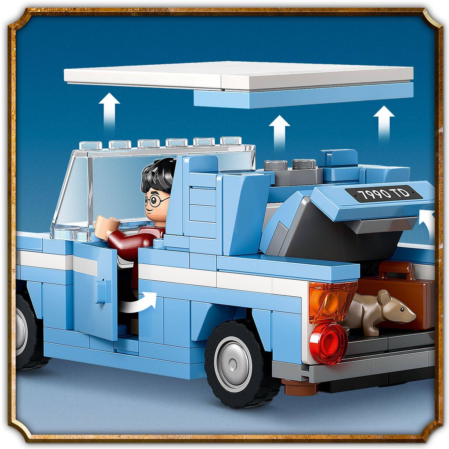 LEGO Harry Potter Latający Ford Anglia 165 el. 7+ 76424_7