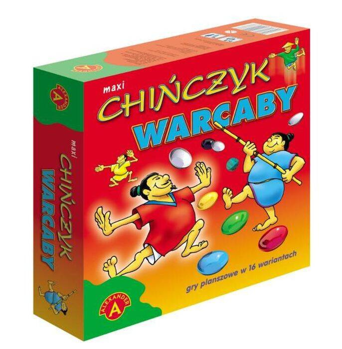 Chińczyk i Warcaby Maxi Gry Planszowe Losowa Strategiczna 5+ Alexander 0470_1