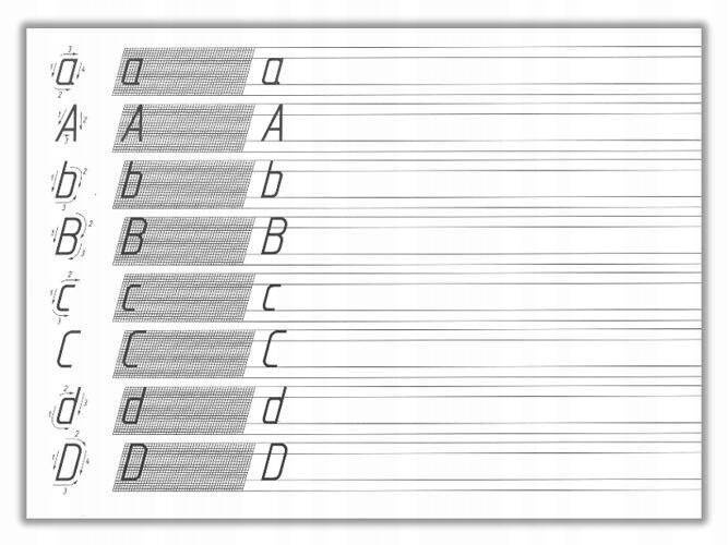 Blok Ćwiczymy Pismo Techniczne A4 Interdruk_2