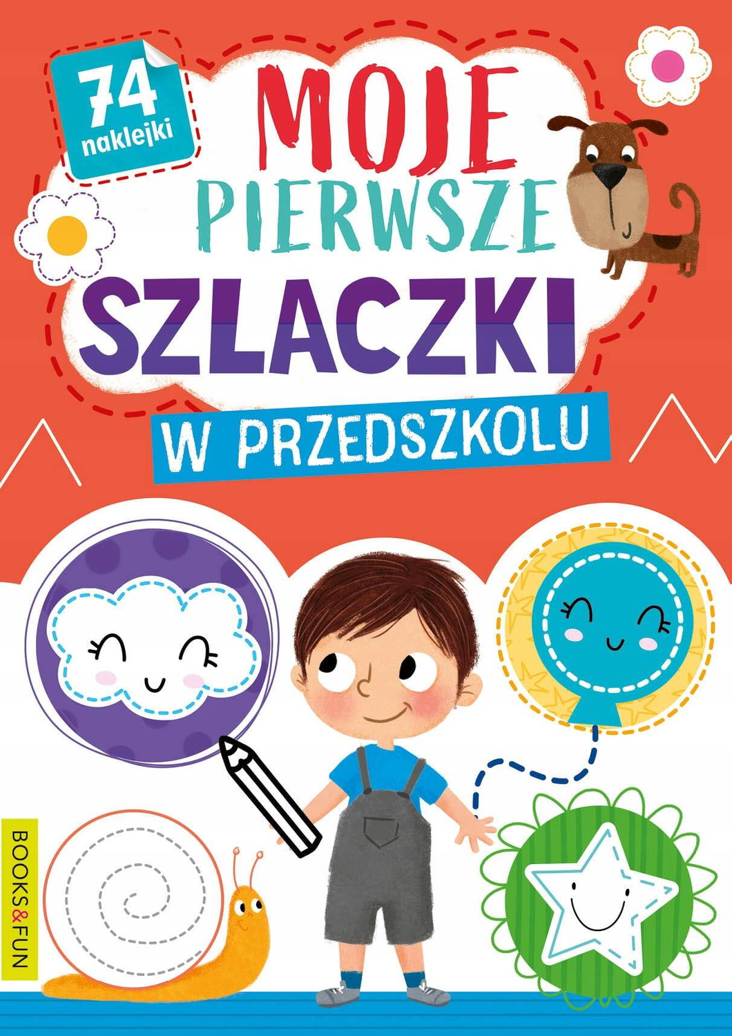 Moje Pierwsze Szlaczki W Przedszkolu + Naklejki BooksAndFun_1