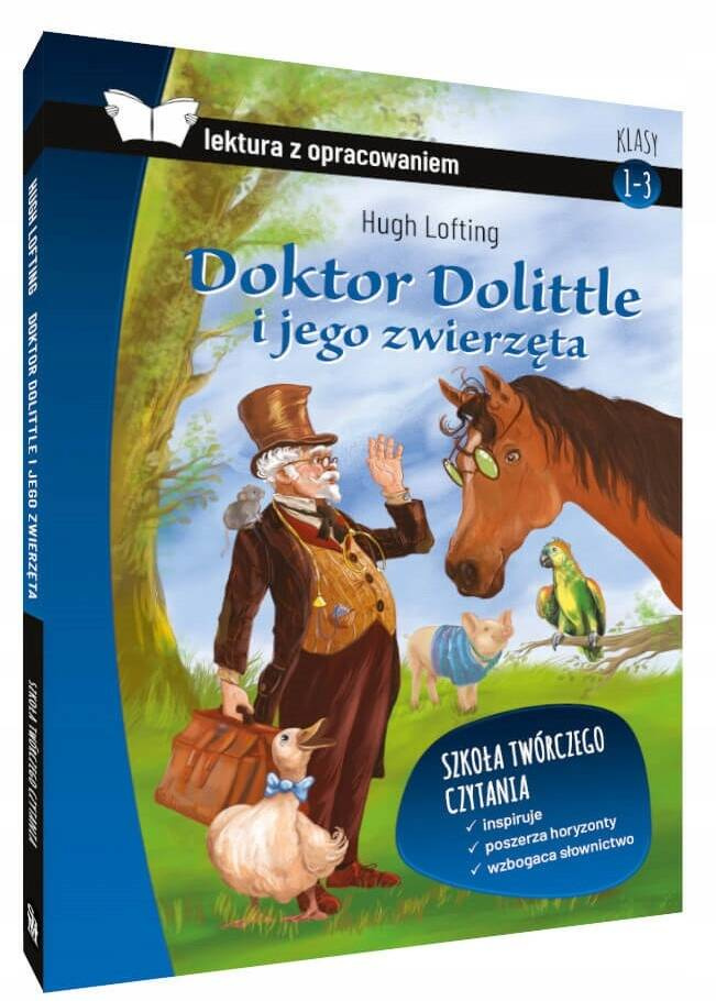 Doktor Dolittle i Jego Zwierzęta Z Opracowaniem Lektura Hugh Lofting SBM_1