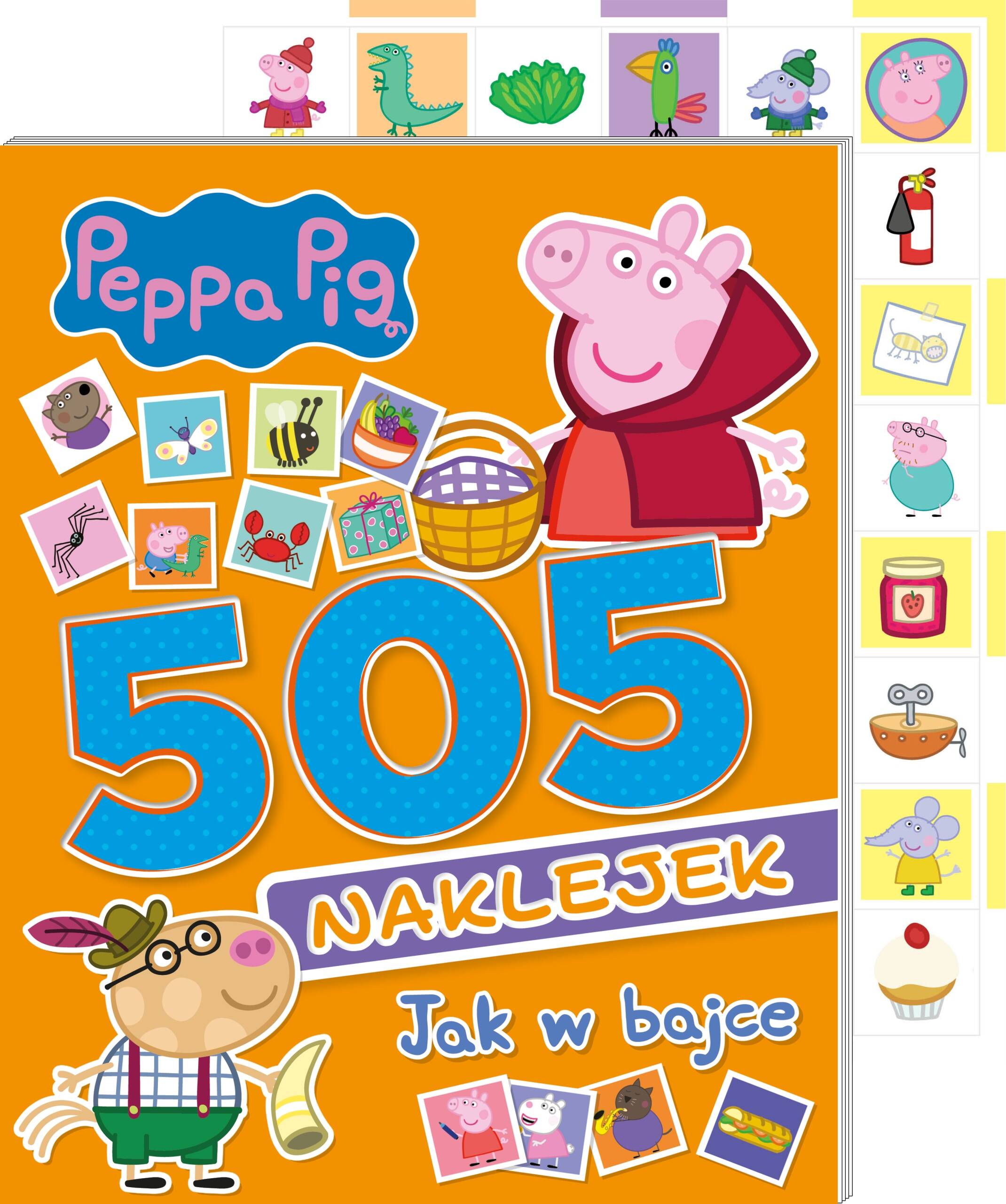 Świnka Peppa 505 Naklejek Jak W Bajce Zadania Łamigłówki 3+ MSZ_1