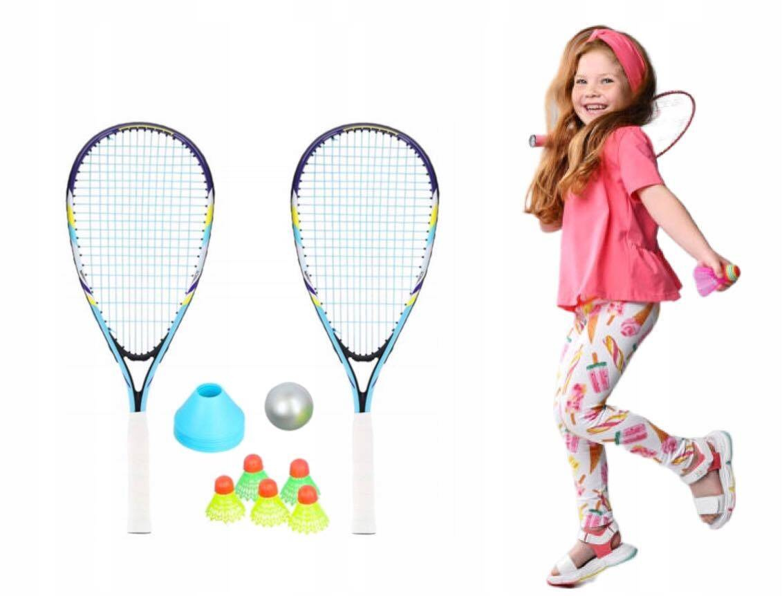 Zestaw SPEED BADMINTON Crossminton Rakiety Lotki Piłeczka Nils NRS005_11